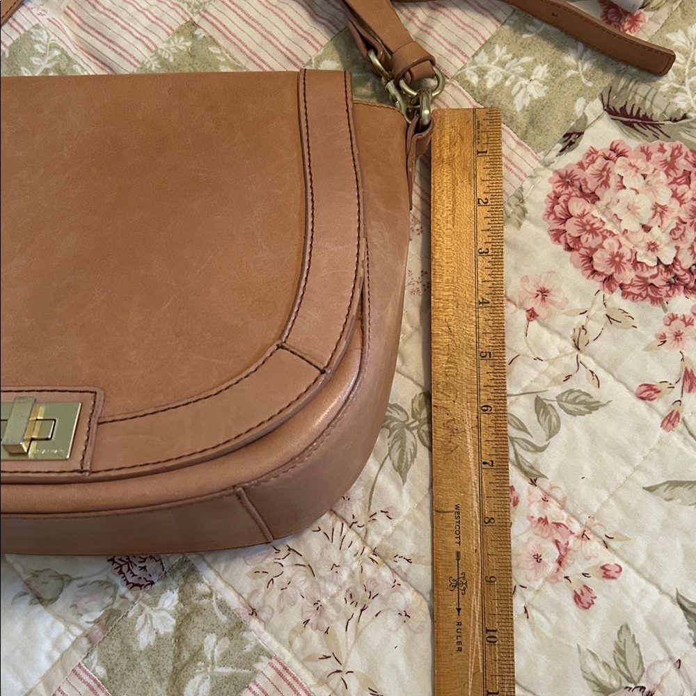 Brahmin Saddle Brown Crossbody Bag - Picture 3 of 16